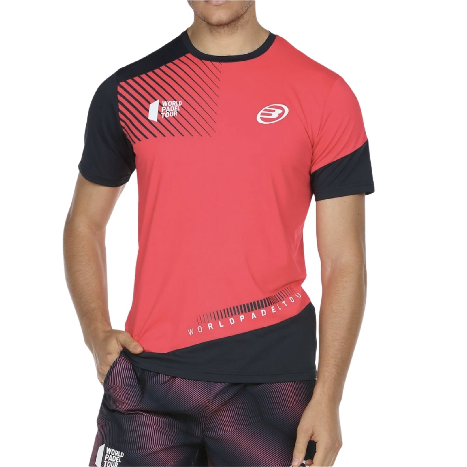 Bullpadel Ricione T-Shirt Neon Crimson